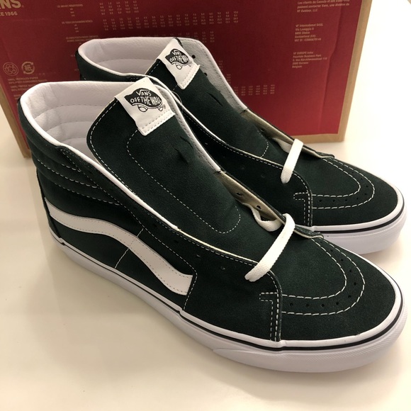 vans sk8 hi forest green